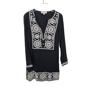🆓 FREE Michael Kors Women's Embellished Long Sleeve Tunic Dress XXS 🆓Summer